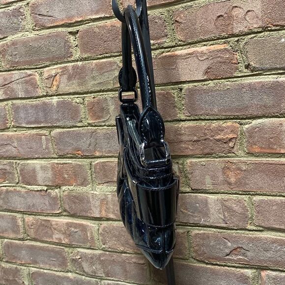 Burberry Patent Leather Buckle Small Shoulder Bag - Picture 4 of 15